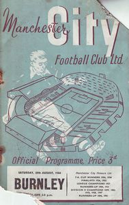 Manchester City v Burnley 1954/55